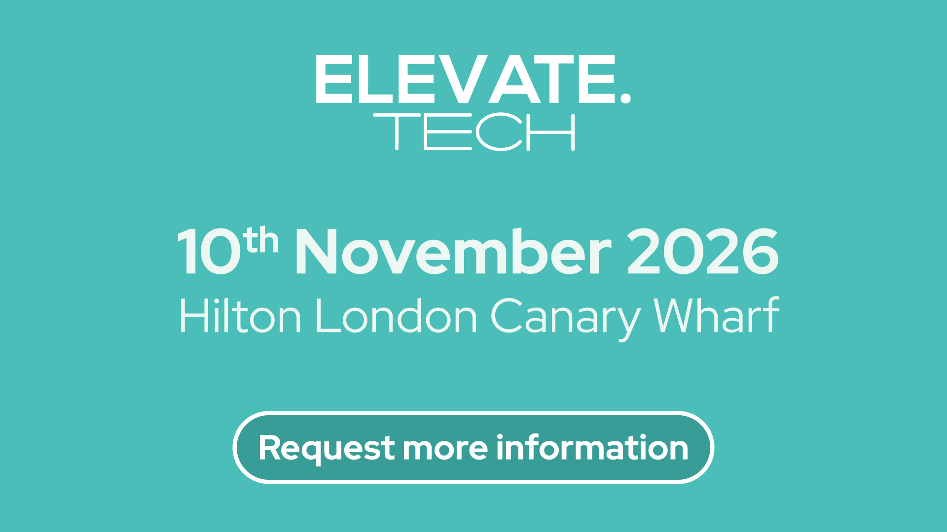 Elevate.Tech Summit 2026